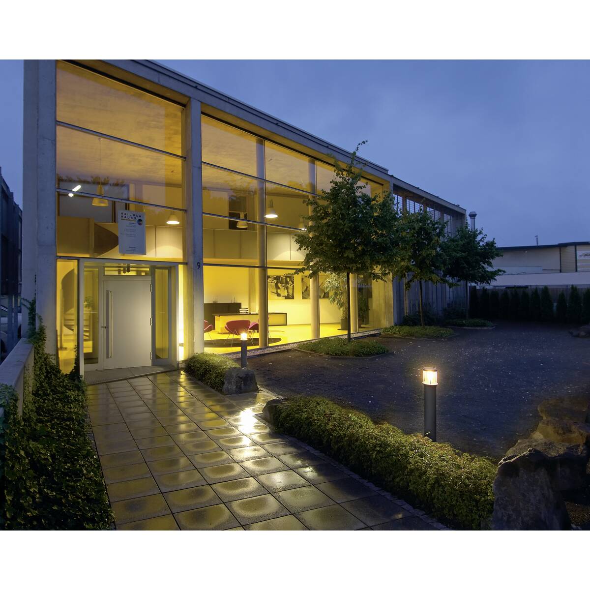 Svietidlo stlpikové OTOS GLAS 230465 max. 15W E27 230V IP43 antracit