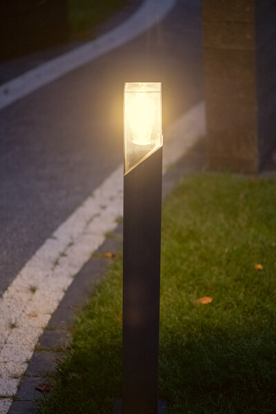 Svietidlo stĺpikové LAVEN 80 GR 36545 max.10W E27 230V IP44 grafit