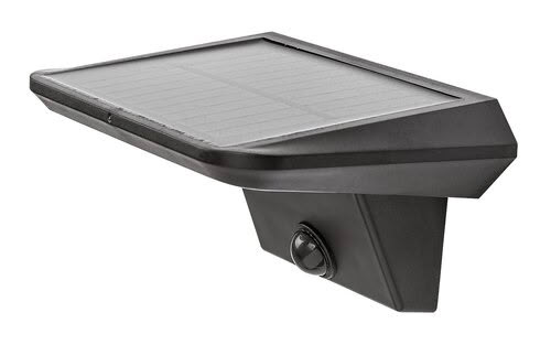 Svietidlo LED solárne so senz. Qesa 77005 10W 460lm 4000K 3,7VDC IP44 čierna