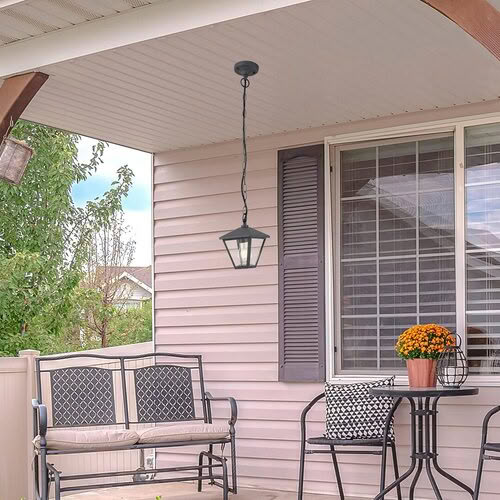 Svietidlo závesné Paravento 7149 max.40W E27 230V IP44 čierna