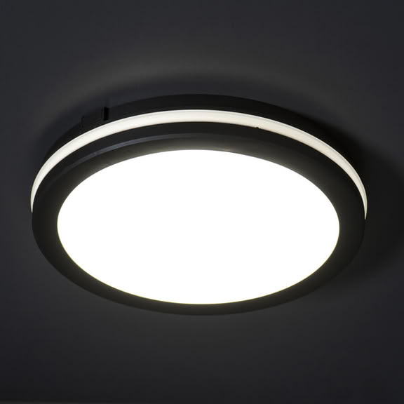 Svietidlo LED prisadené BENO ECO CCT O B 38383 20W 1600lm 3000/4000K/6500K 230V IP65 čierna