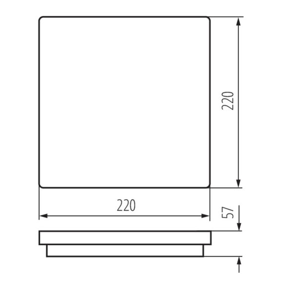 Svietidlo LED so senz. BENO CCT-L-SE G 38788 12/18W 1770lm 3000/3500/4000K 230V IP65 grafit