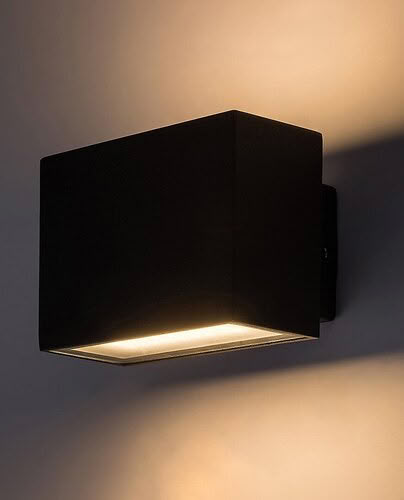 Svietidlo LED nástenné Mataro 77073 7W 430lm 4000K 230V IP54 čierna