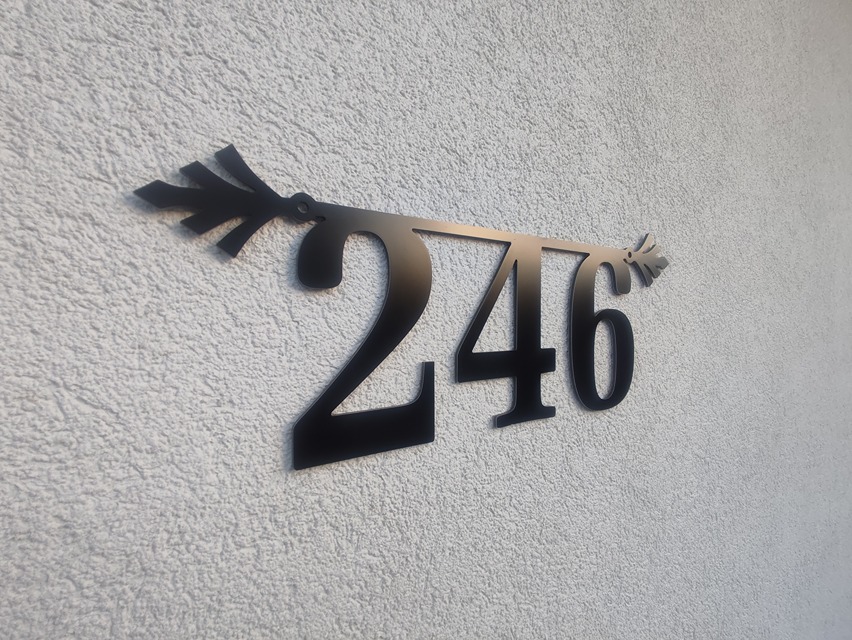 Číslo na dom: Ornament modern