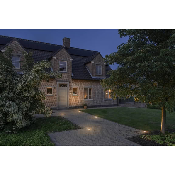 Svietidlo LED zemné DASAR FLAT 120 EL 7W 520lm 3000K 230V IP65/IP67 nerez