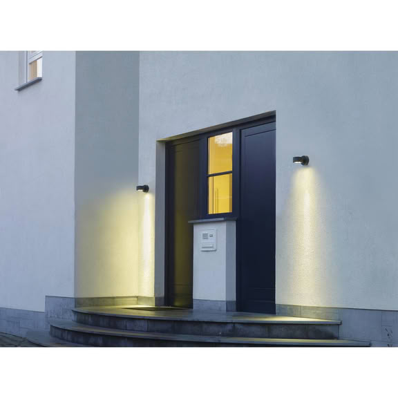 Svietidlo nástenné SITRA TCR-TSE WL 230355 9W GX53 230V IP44 antracit