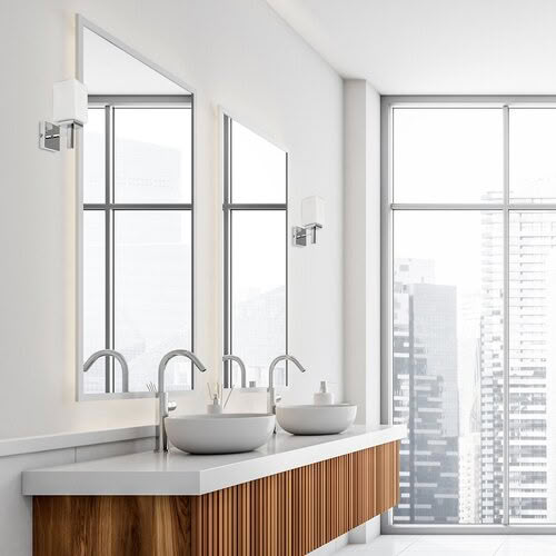 Svietidlo nástenné Zenkai 71059 max.10W E14 230V IP44 chróm