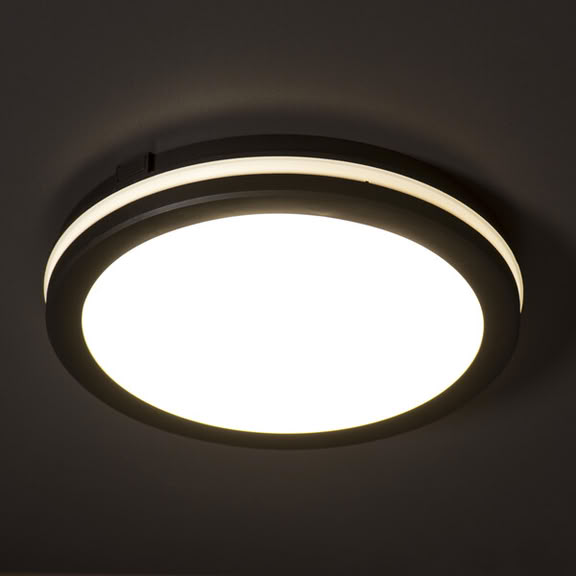 Svietidlo LED prisadené BENO ECO CCT O B 38383 20W 1600lm 3000/4000K/6500K 230V IP65 čierna