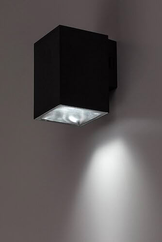 Svietidlo LED nástenné Urfa 77156 9W 900lm 2700/4000/6500K 230V IP65 čierna