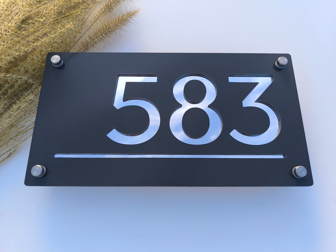 Číslo na dom: Obdĺžnik mini line