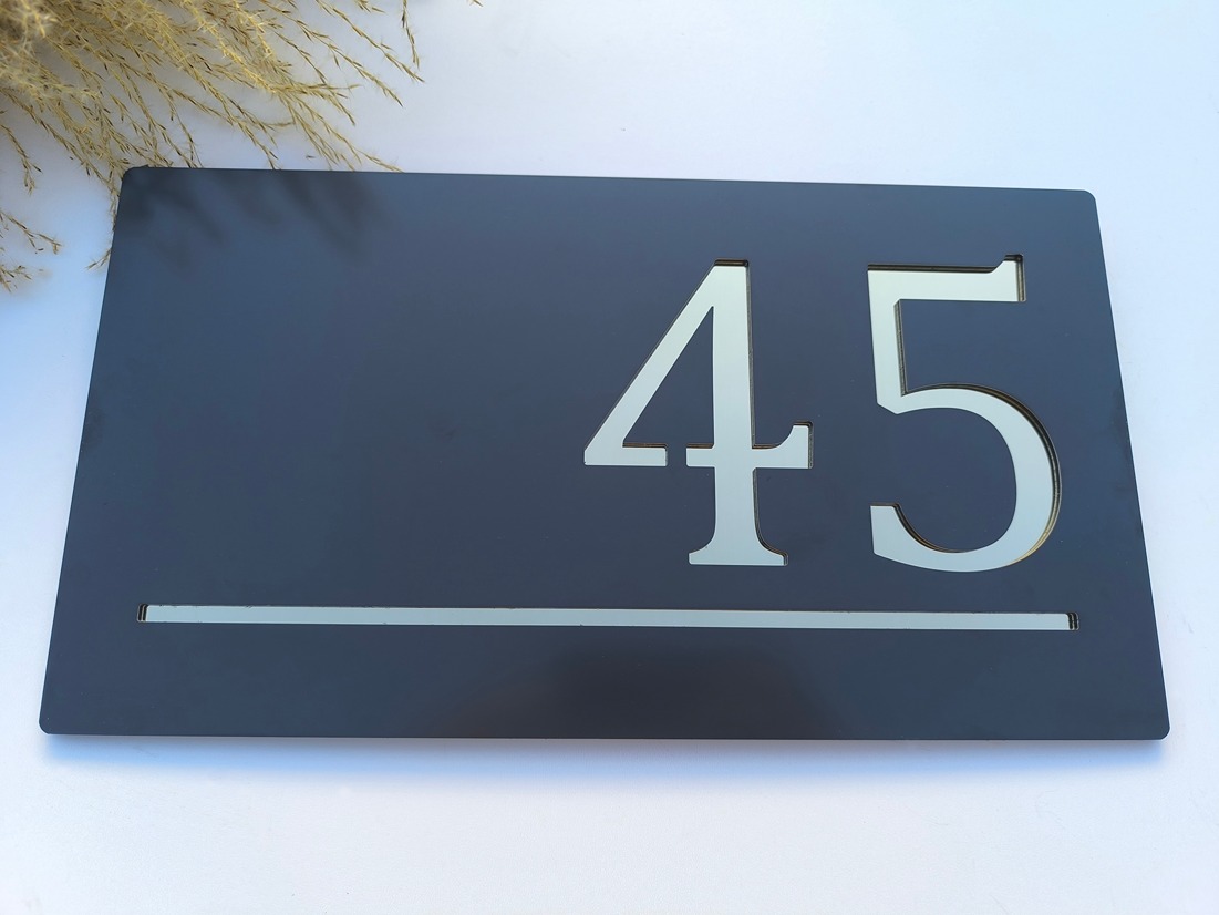 Číslo na dom: Obdĺžnik big line