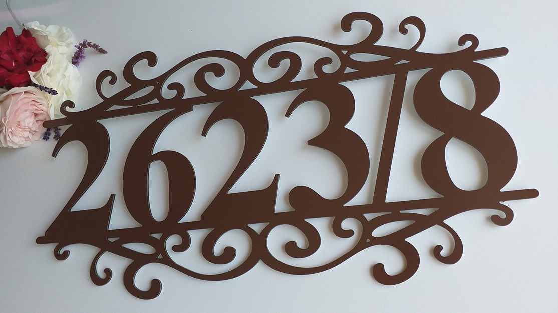 Číslo na dom: Ornament luxus