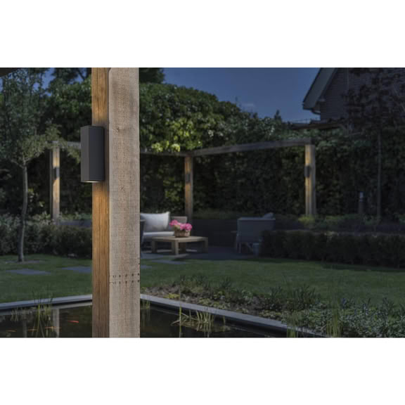 Svietidlo nastenné NEW THEO UP-DOWN OUT 229535 max.2x35W GU10 230V IP44 antracit