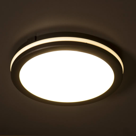 Svietidlo LED prisadené BENO ECO CCT O B 38383 20W 1600lm 3000/4000K/6500K 230V IP65 čierna