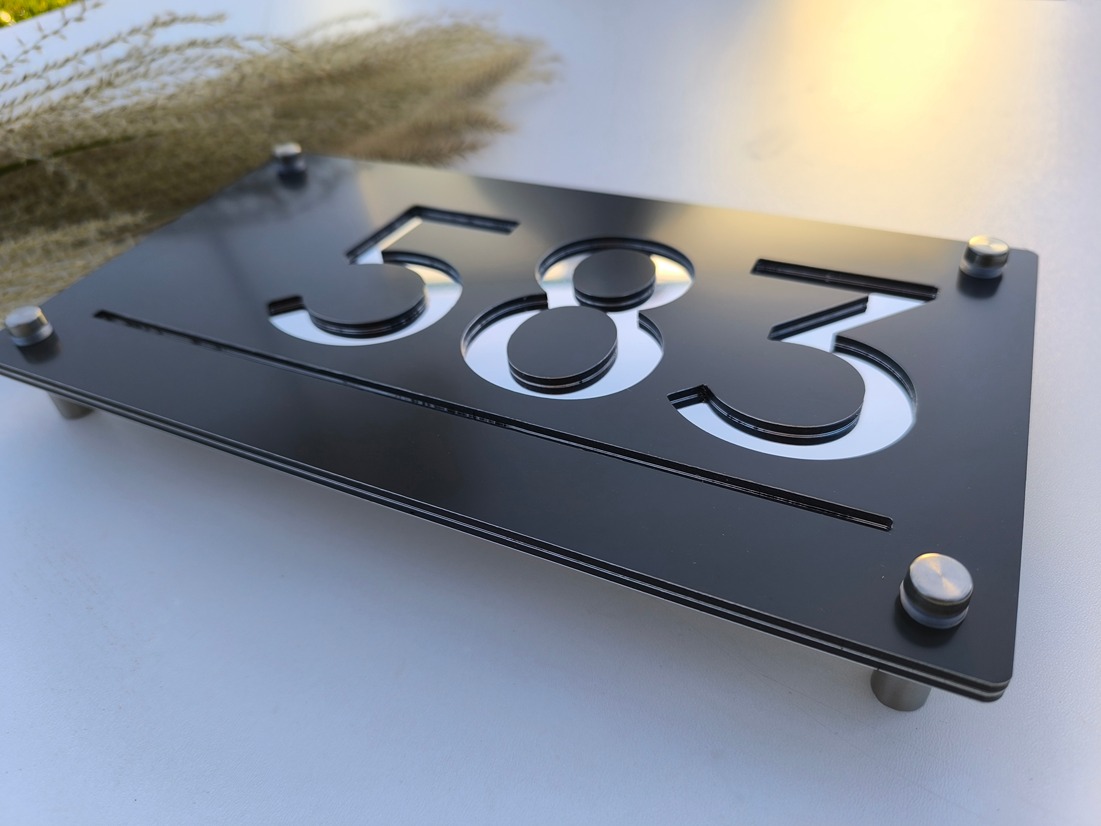 Číslo na dom: Obdĺžnik mini line