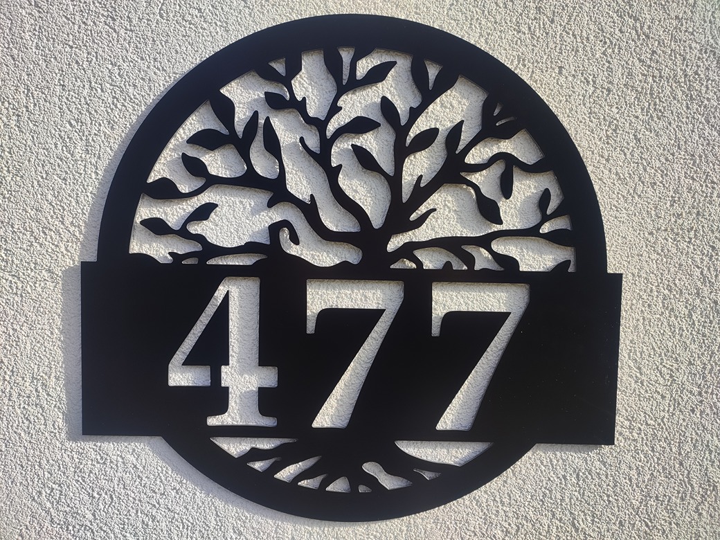 dibond popisne cisla na dom