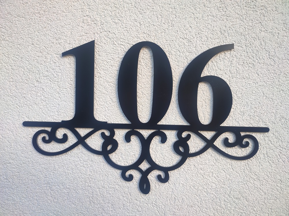 Číslo na dom: Ornament elegance