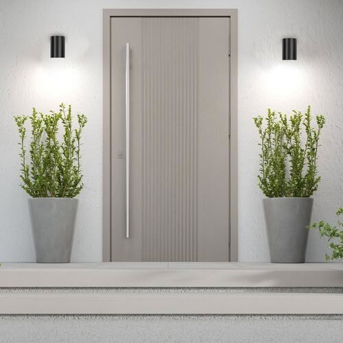 Svietidlo LED nástenné Urfa 77154 9W 900lm 2700/4000/6500K 230V IP65 čierna