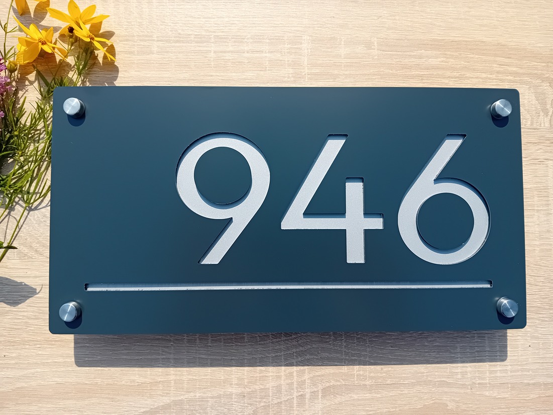 Číslo na dom: Obdĺžnik mini line