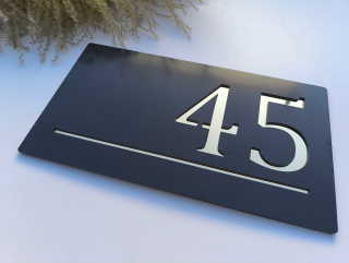 Číslo na dom: Obdĺžnik big line